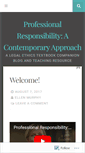 Mobile Screenshot of contemporaryprofessionalresponsibility.com